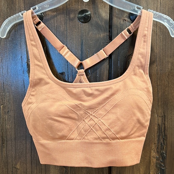 Fabletics Matching Set - Tan S Workout Pants and Sports Bra (With Padding) - Picture 5 of 8